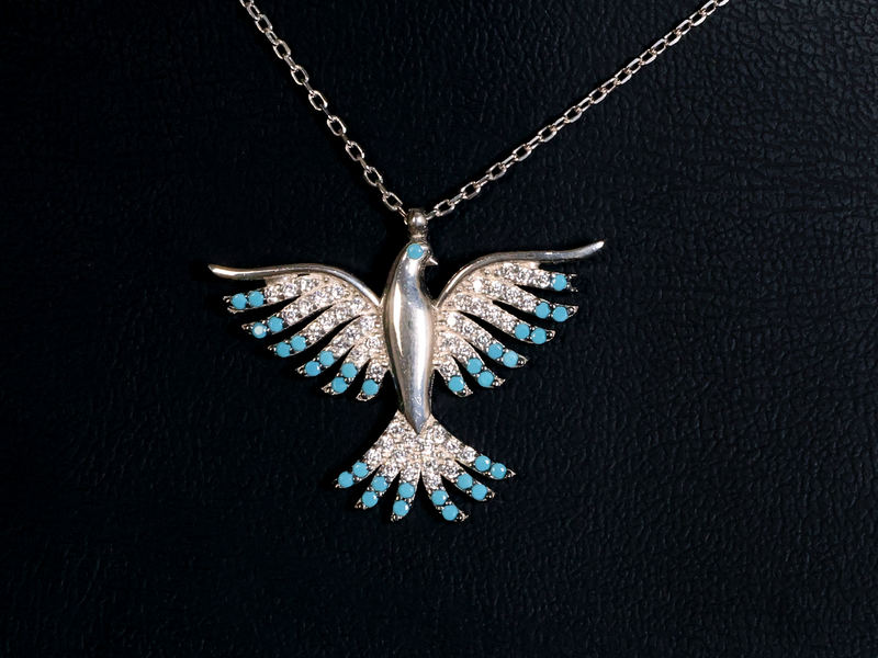 Liron Silver Şehir Işıkları Kolyesi